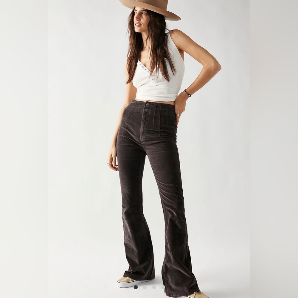 Free People Jayde Cord Flare Jeans